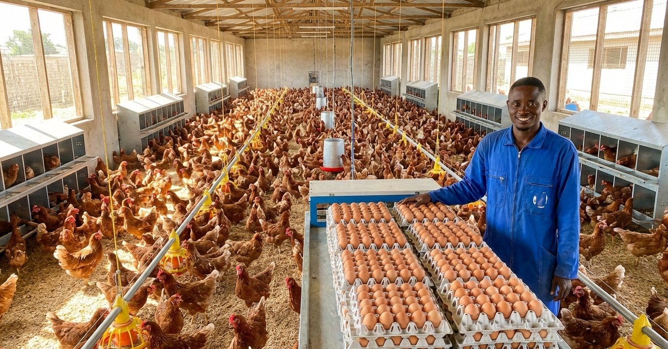 Layer Chicken Farming