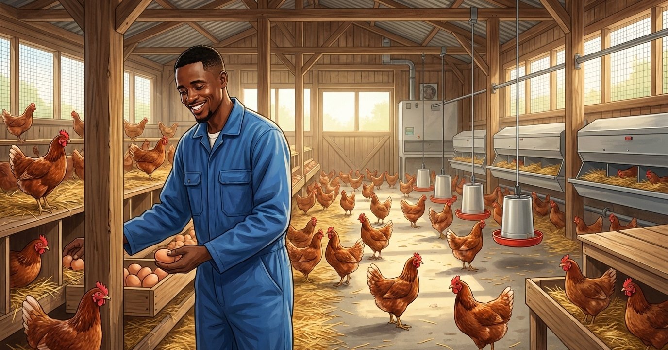 Layer Chicken Farming