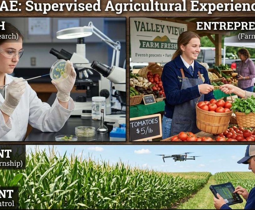 The 3 Components of Agricultural Education: Classroom, SAE, and FFA