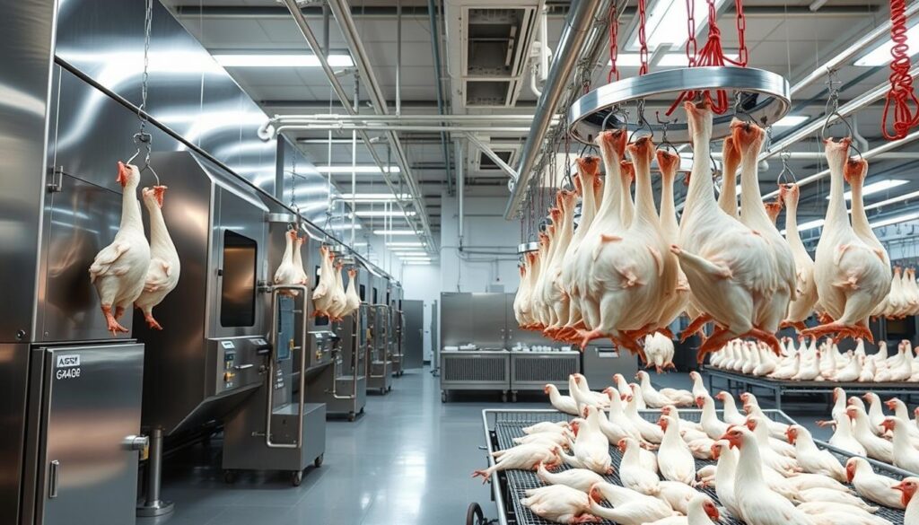 Broiler Chicken Slaughter Process: An Overview