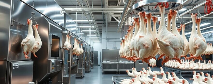 An Overview of the Broiler Chicken Slaughter Process