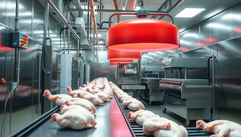 Antimicrobial Interventions in Poultry Processing