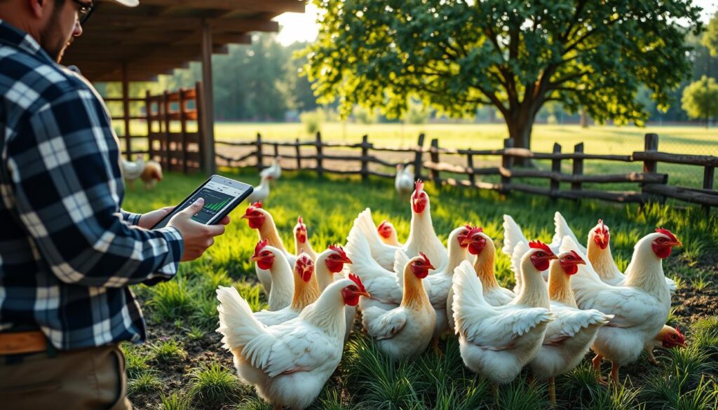 Broiler chicken growth monitoring