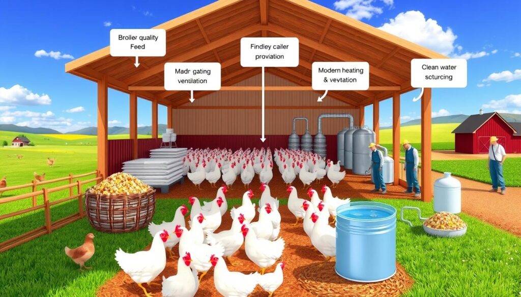 Broiler production factors