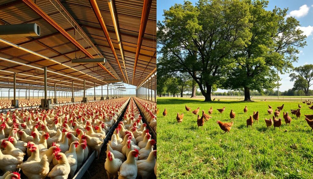 Comparing Broiler Housing Systems: Indoor vs. Outdoor