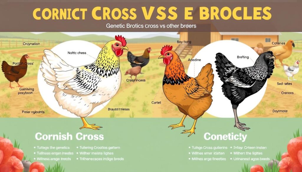 Cornish Cross vs Other Broiler Breeds: Key Differences