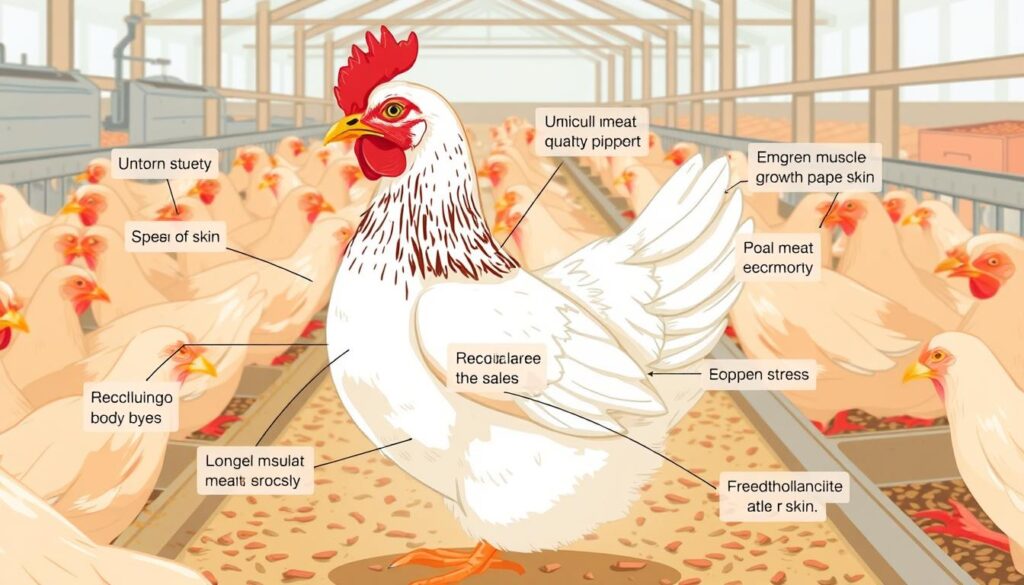 Meat quality issues in broilers