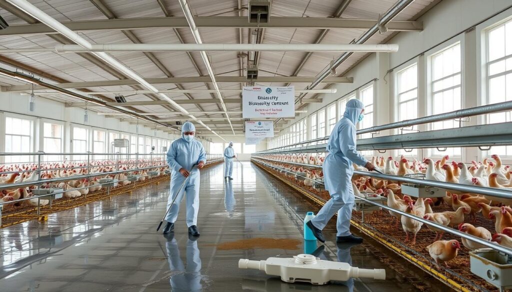 Poultry House Cleaning and Disinfection