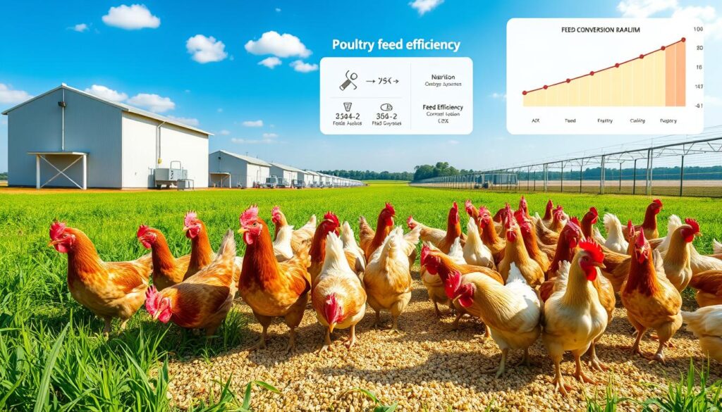 Poultry feed efficiency