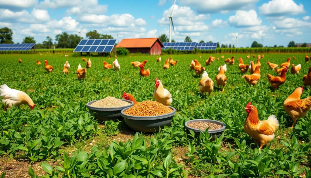 Sustainable broiler feed