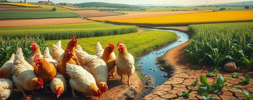 The Impact of Feed Production on the Environment in Broiler Farming