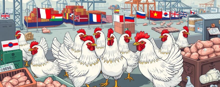 The Impact of Trade Policies on Broiler Chicken Meat Exports