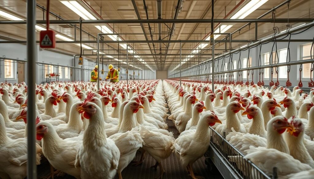 Humane Slaughter in Broiler Chicken Processing