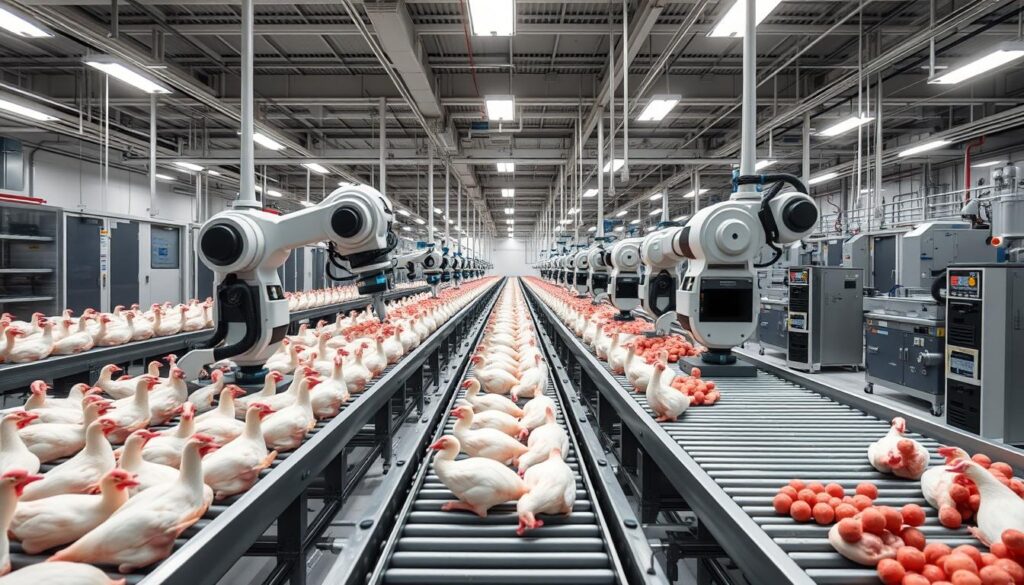 Automation in Broiler Chicken Processing: Key Roles