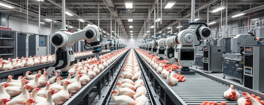 The Role of Automation in Broiler Chicken Processing