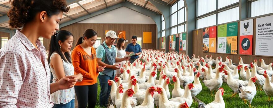 The Role of Training and Education in Broiler Chicken Welfare