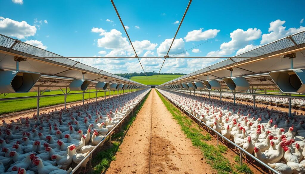 Ventilation Systems for Broiler Chicken Houses