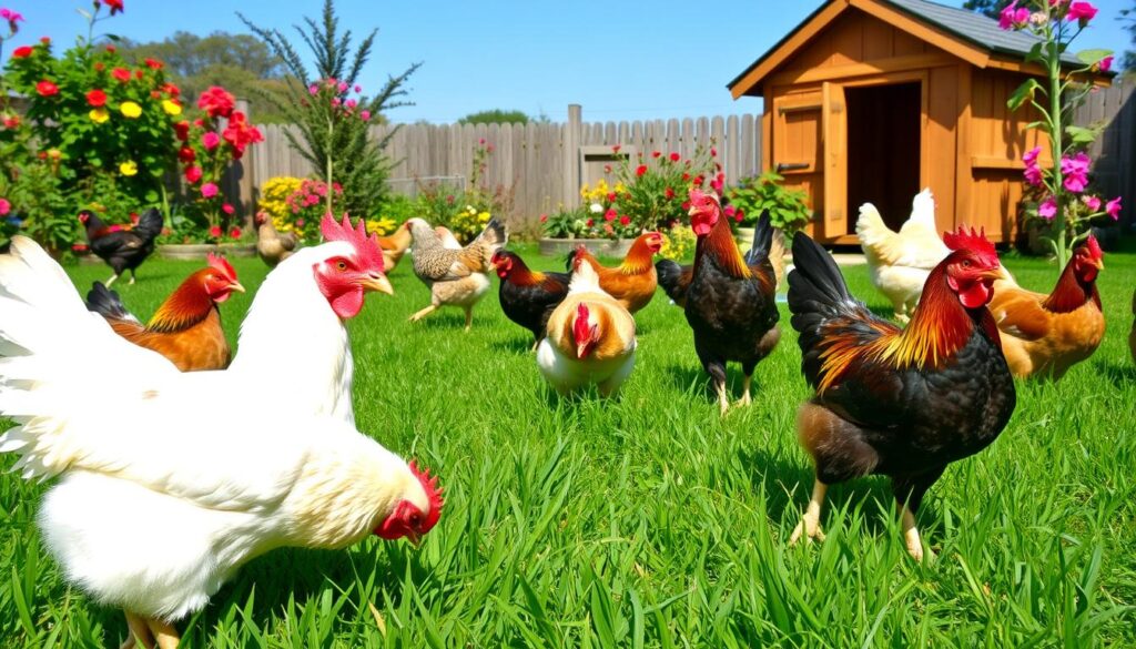 backyard broiler chickens