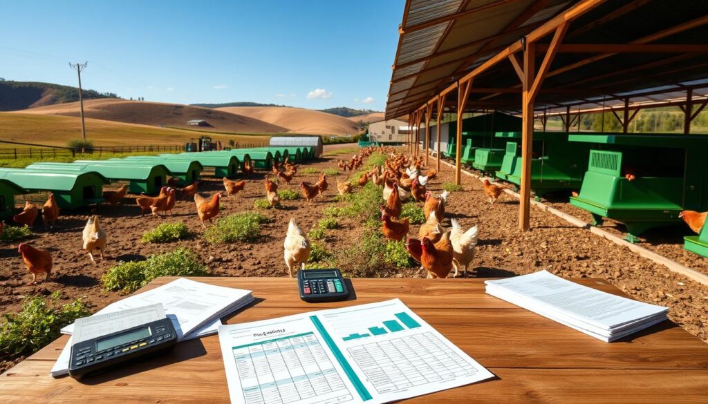 broiler farm budgeting