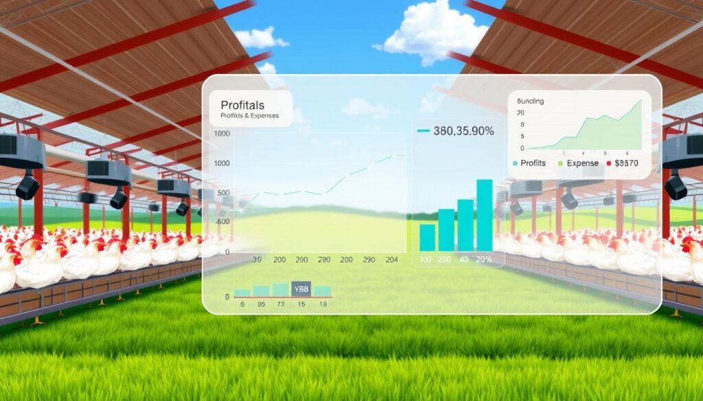 broiler farming financial modeling