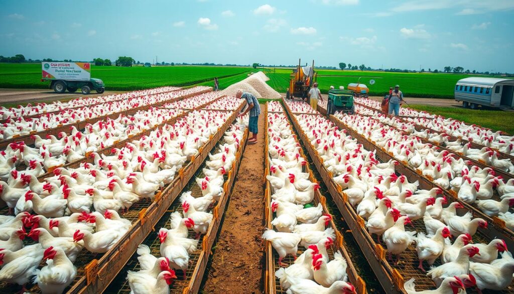 broiler farming industry