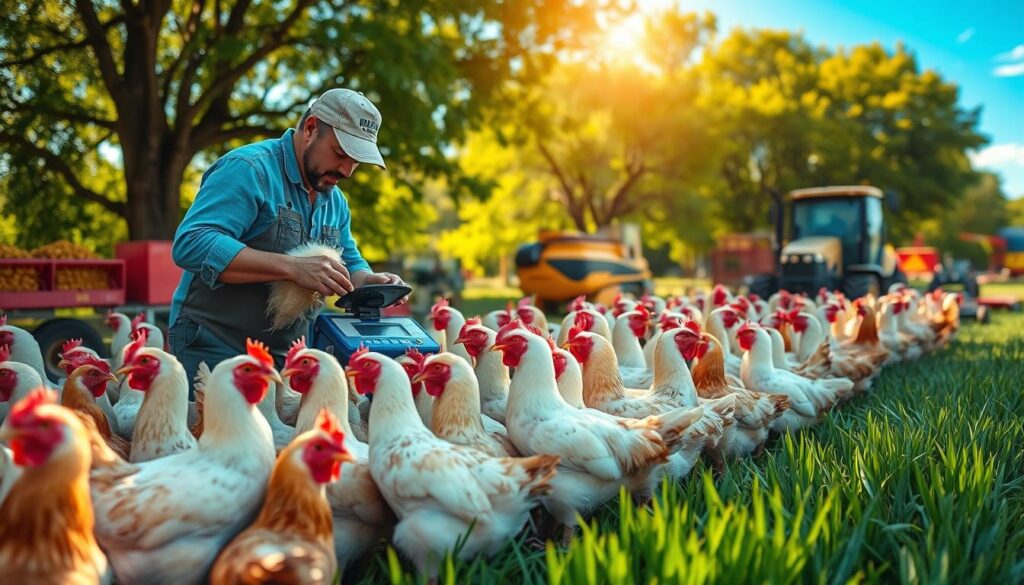 broiler flock performance monitoring