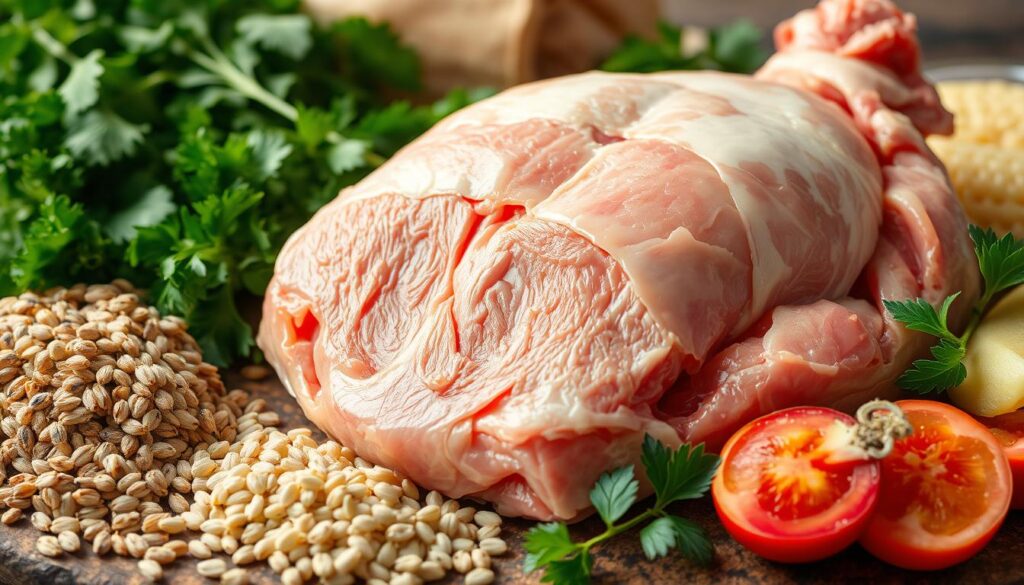 diet and broiler meat texture