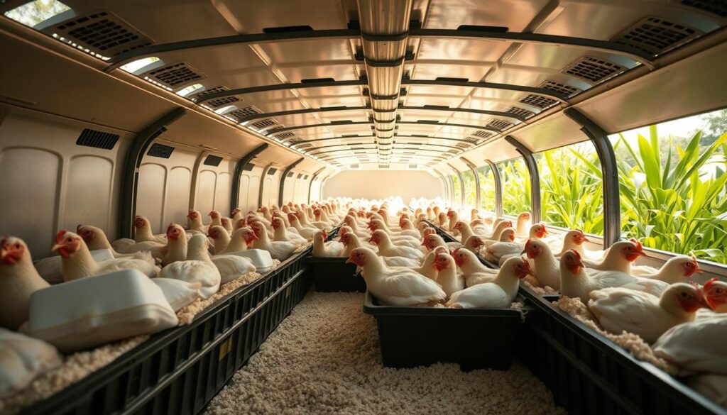 humane broiler transportation