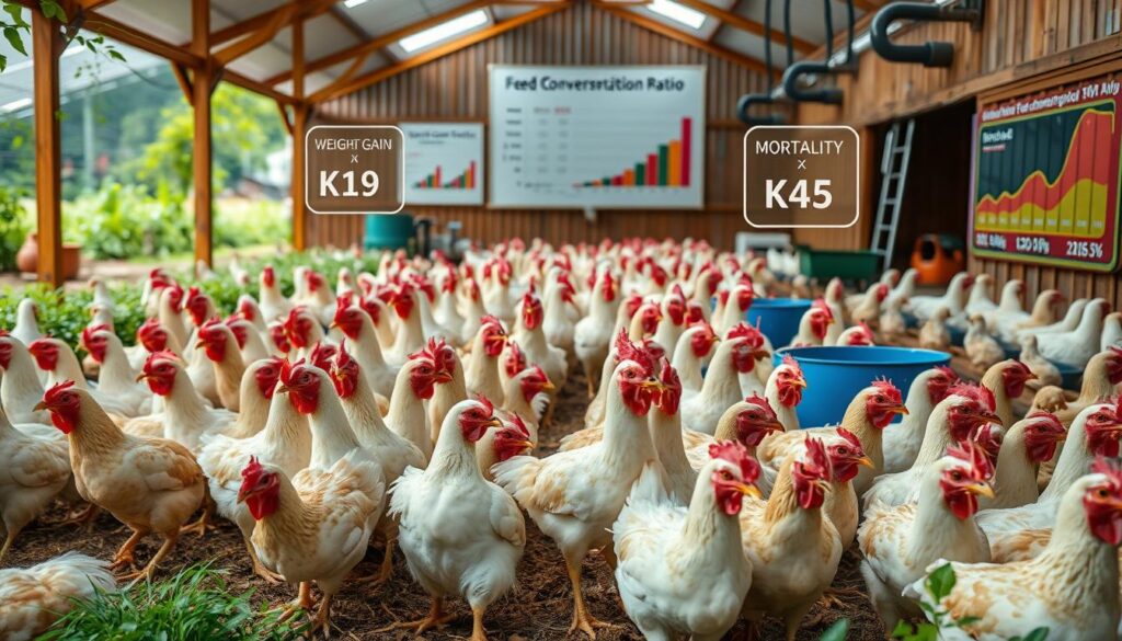 key performance indicators for broiler chicken growth