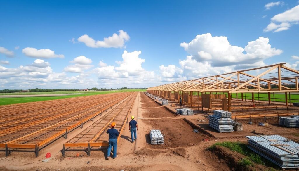 poultry farm construction