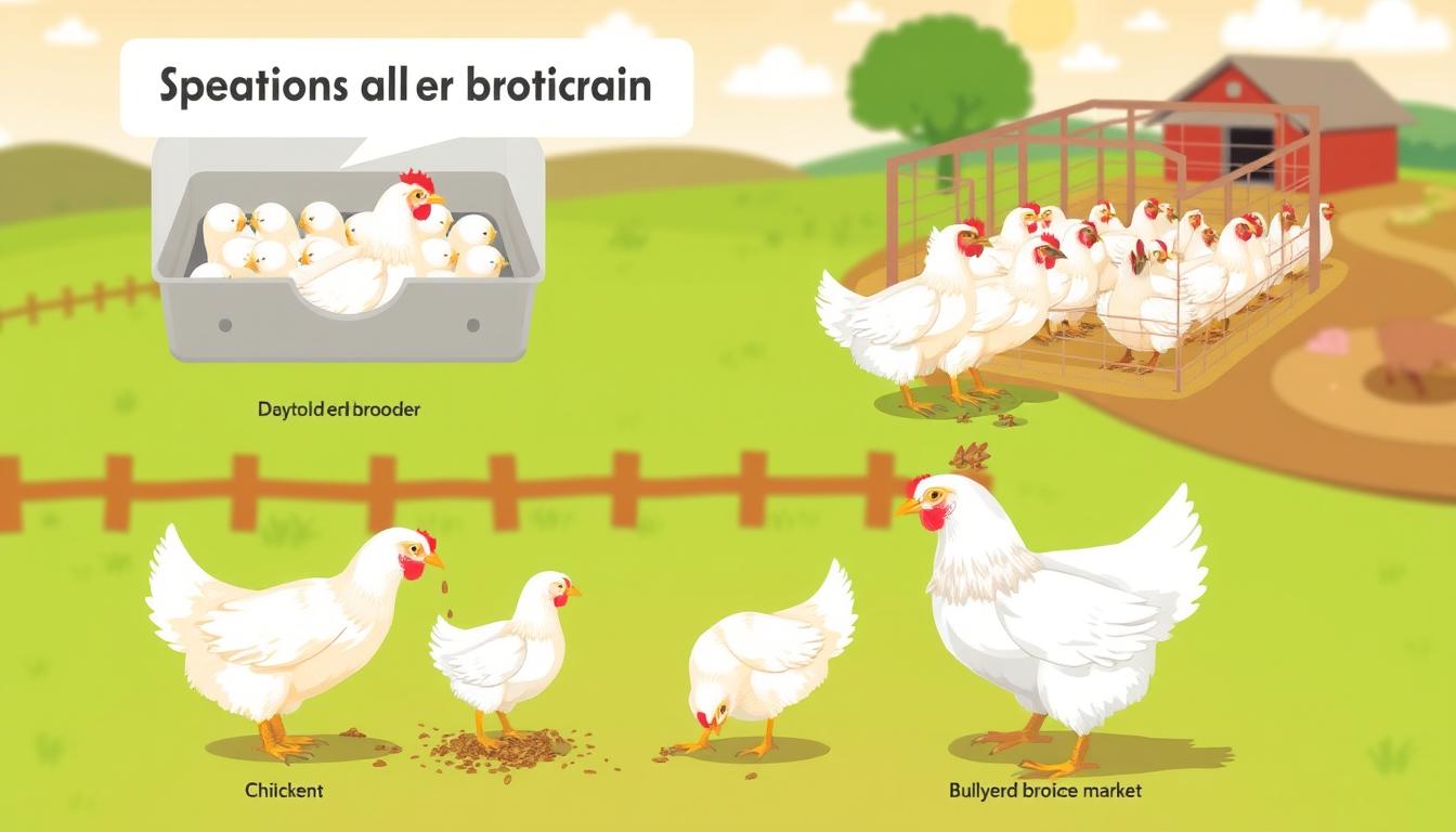 Nutritional Needs of Broiler Chickens: Growth Stages