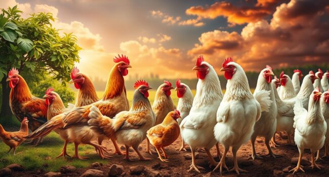 The Evolution of Broiler Chickens: From Wild Fowl to Modern Poultry