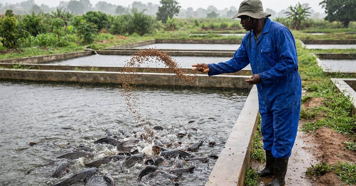 Catfish Feeding time