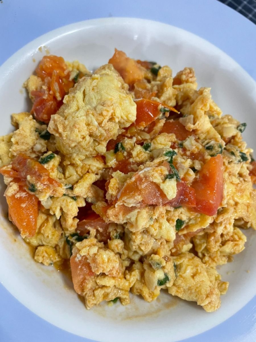 Fresh omelette made with Otto’s Farms farm eggs