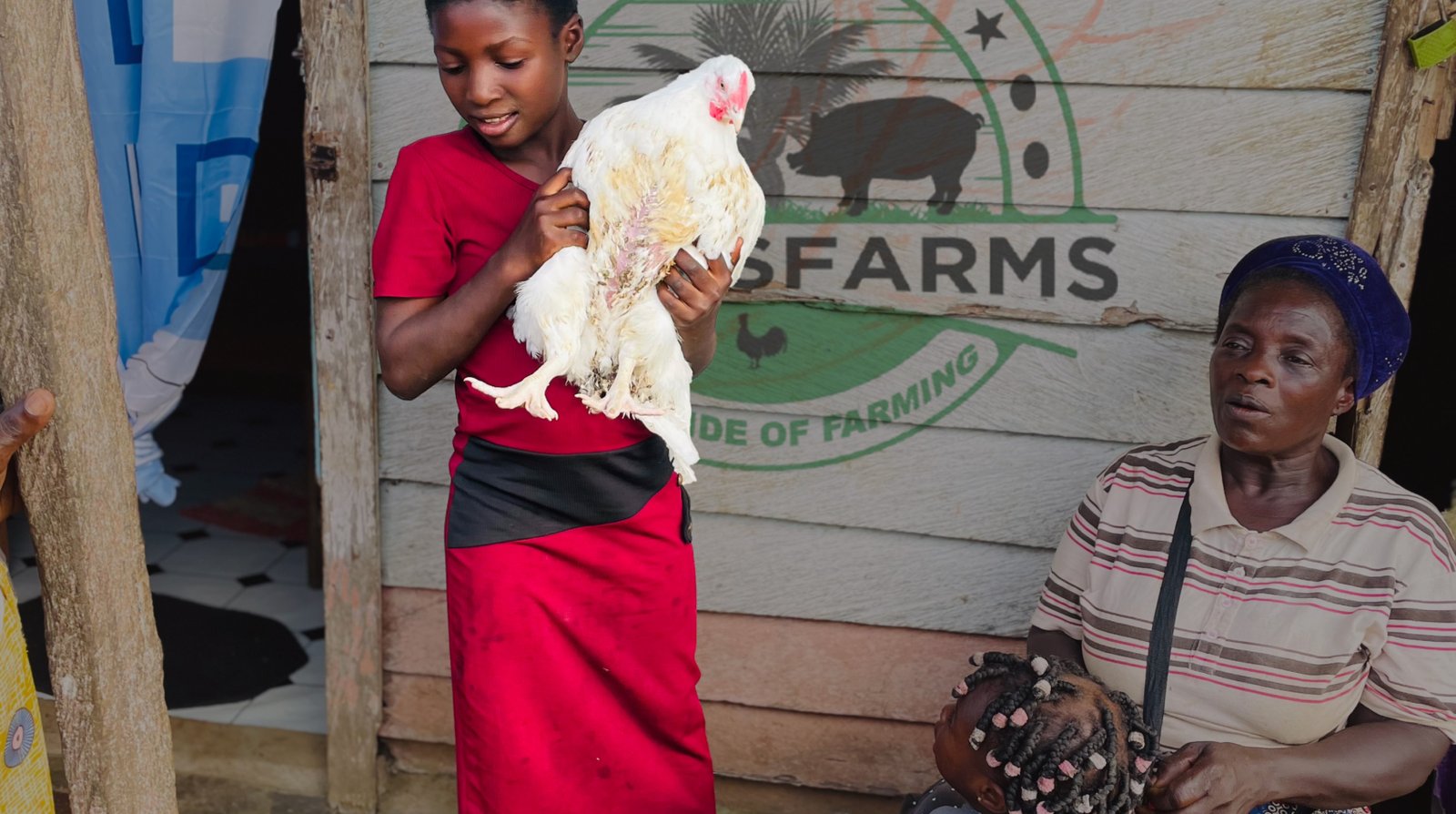 How childrens receive our chicken porduction with joy