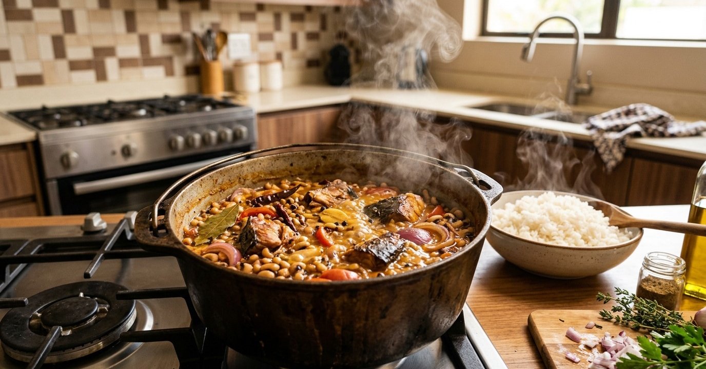 Beans with Smoked Fish: A Hearty African Comfort Meal