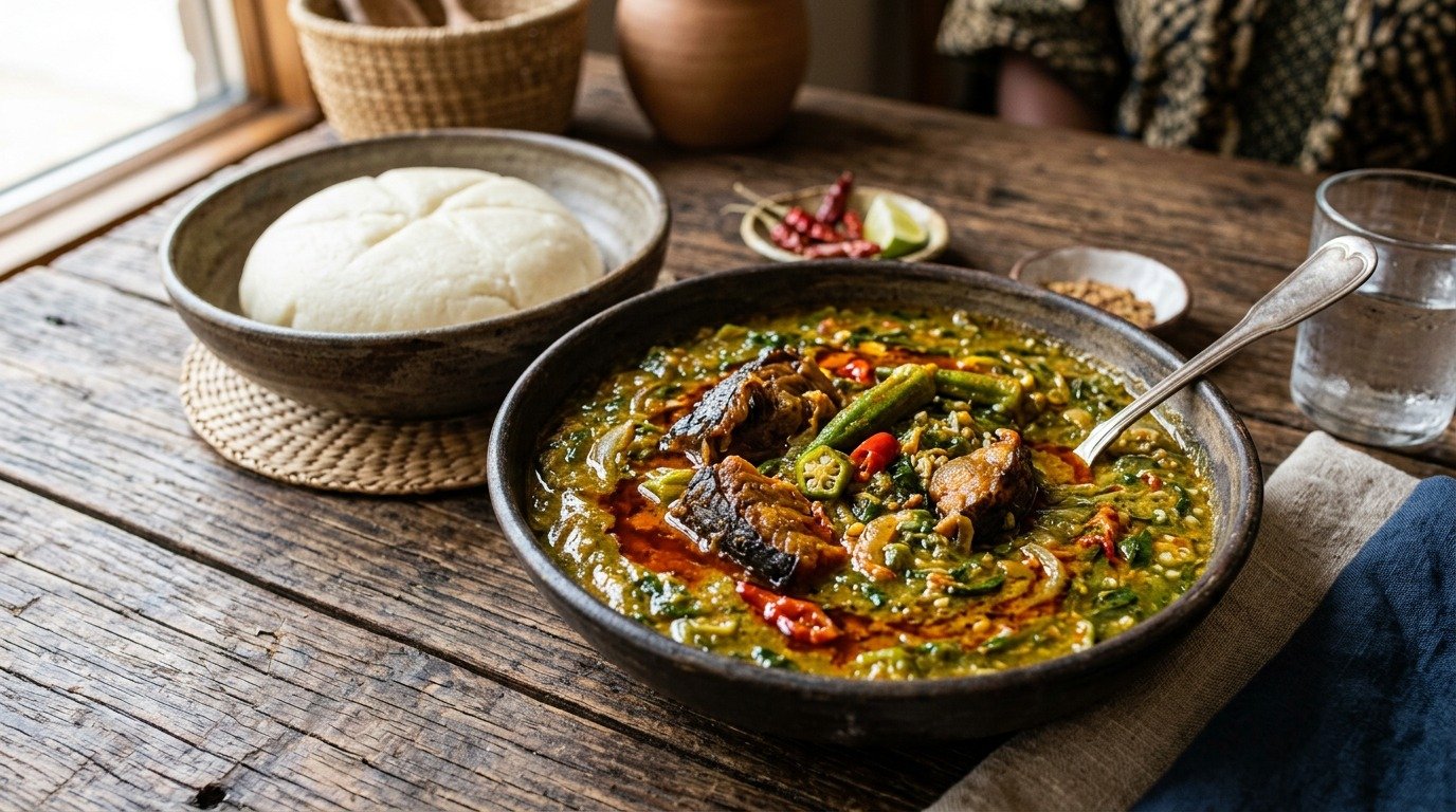 Okra Soup with Smoked Fish: A Flavorful African Comfort Dish