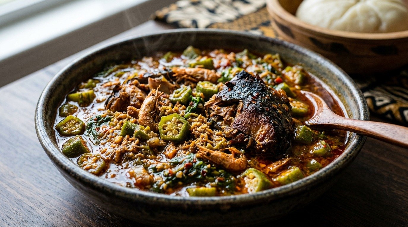 Okra Soup with Smoked Fish: A Flavorful African Comfort Dish