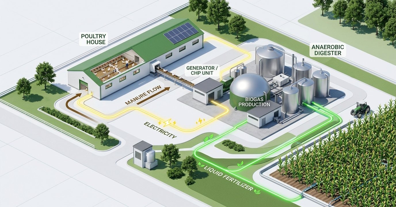 Renewable Energy in Sustainable Broiler Production