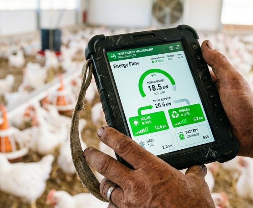 Renewable Energy in Sustainable Broiler Production