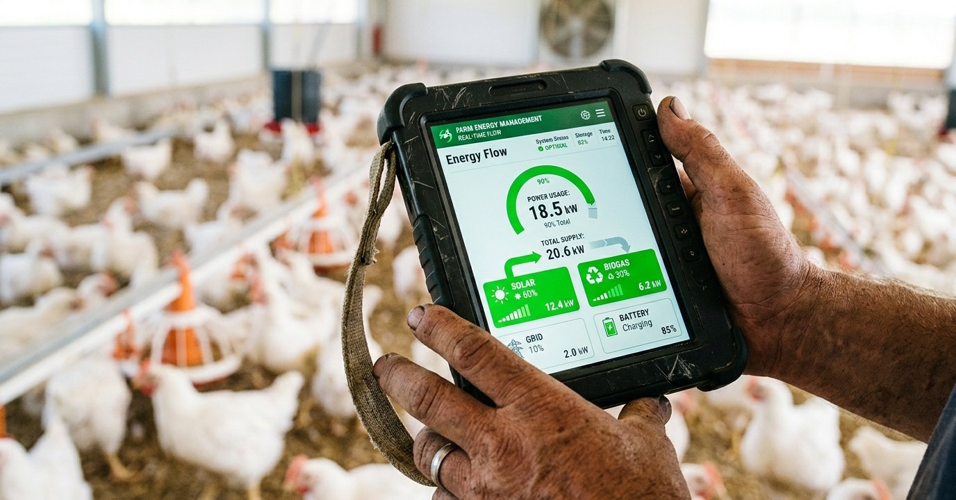 Renewable Energy in Sustainable Broiler Production
