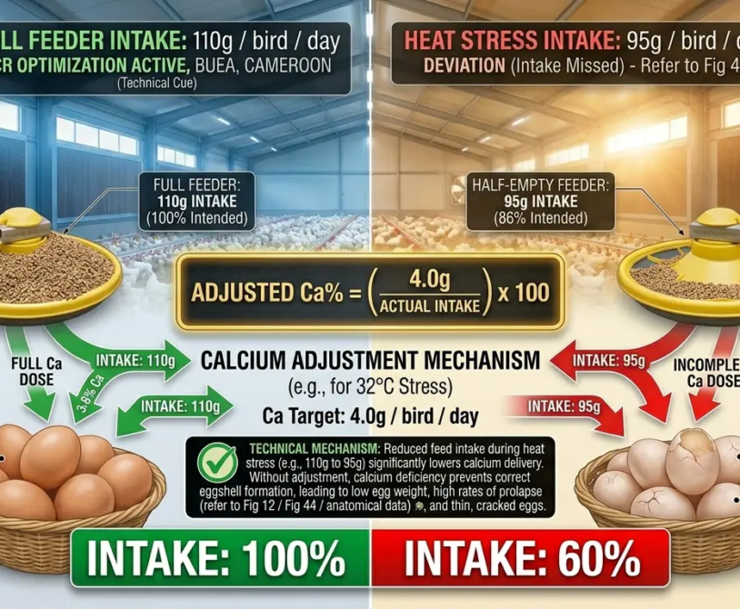 Layer Chicken: Formulating High-Calcium Mash for Strong Eggshells