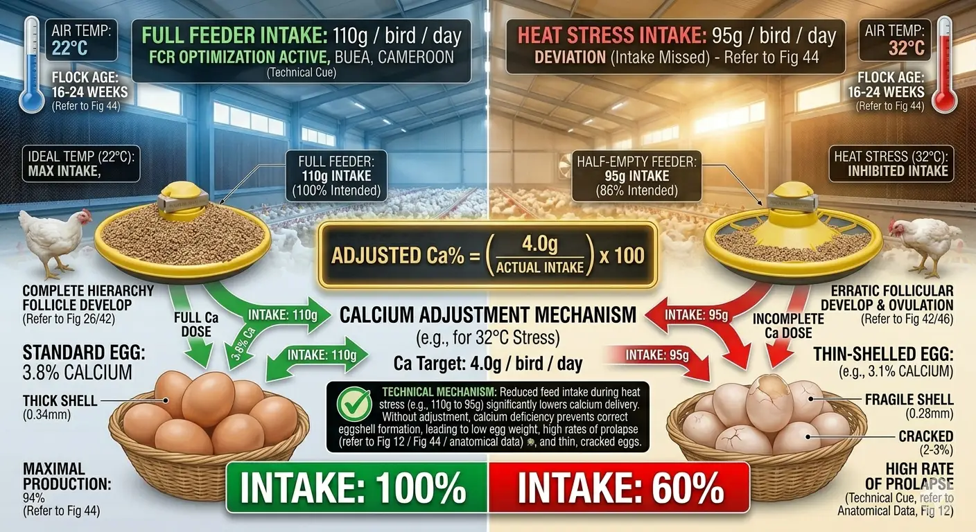 Layer Chicken: Formulating High-Calcium Mash for Strong Eggshells