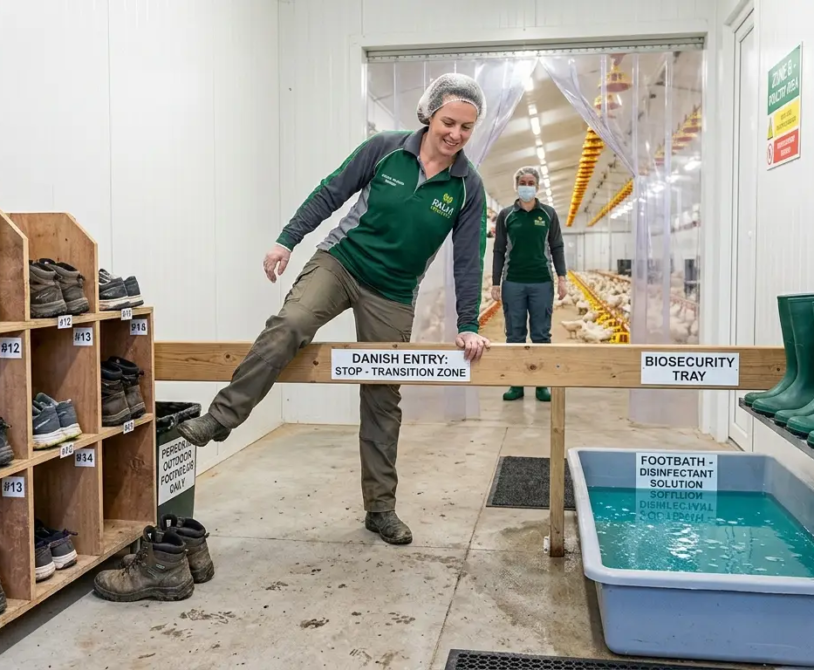 Layer Chicken: Biosecurity Protocols for Farm Visitors and Staff
