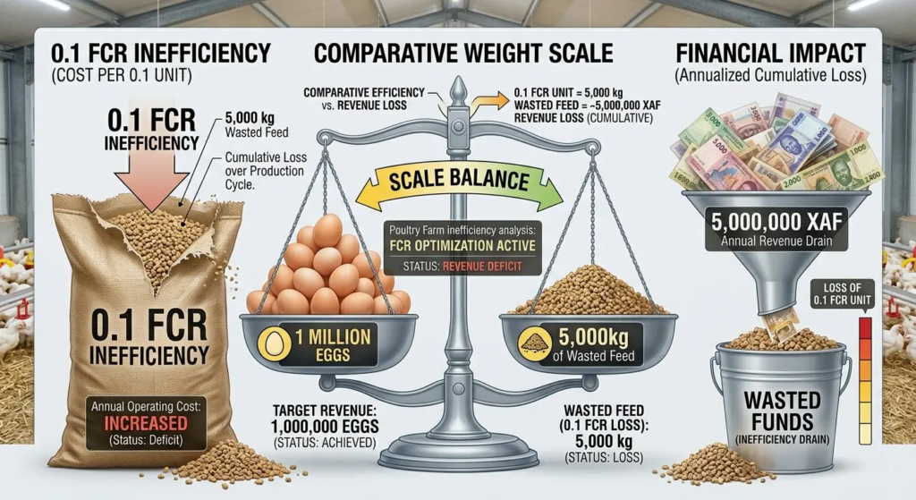 Layer Chicken: Using Feed Calculators to Optimize FCR in Layers