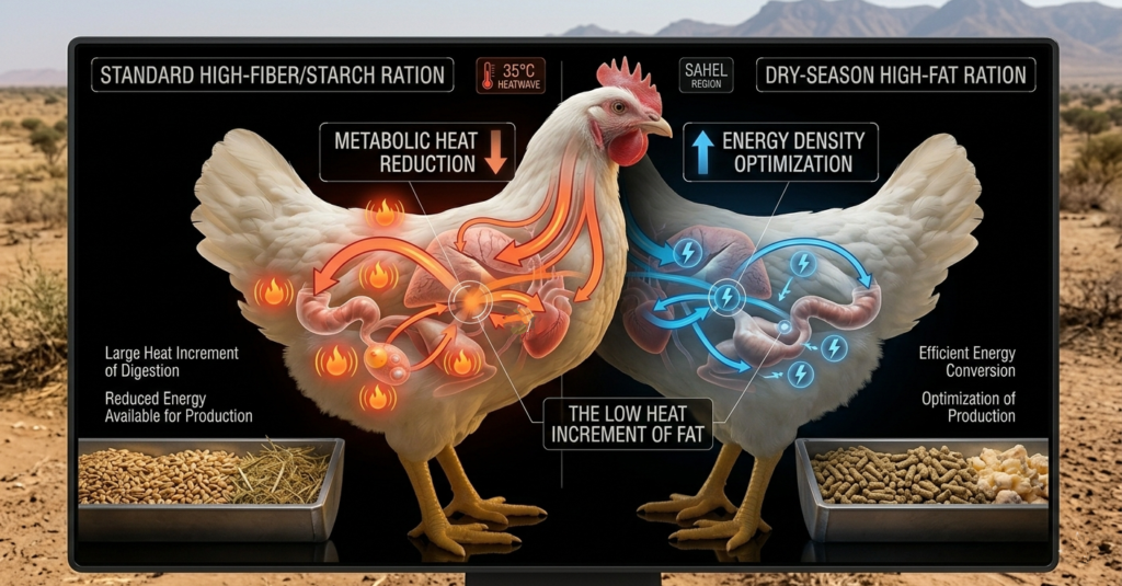 Layer Chicken: Feeding Strategies for Heat Stress During the Dry Season