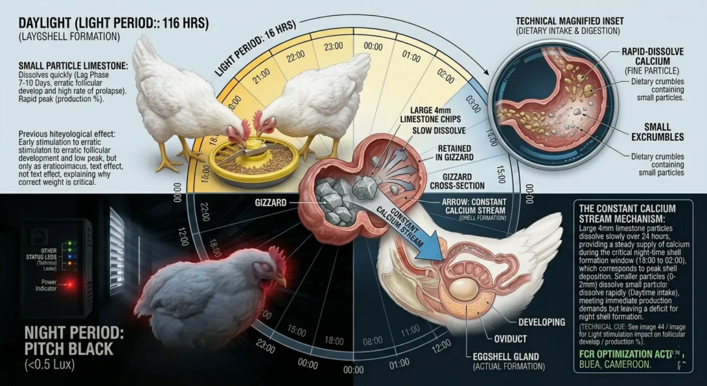 Layer Chicken: Formulating High-Calcium Mash for Strong Eggshells