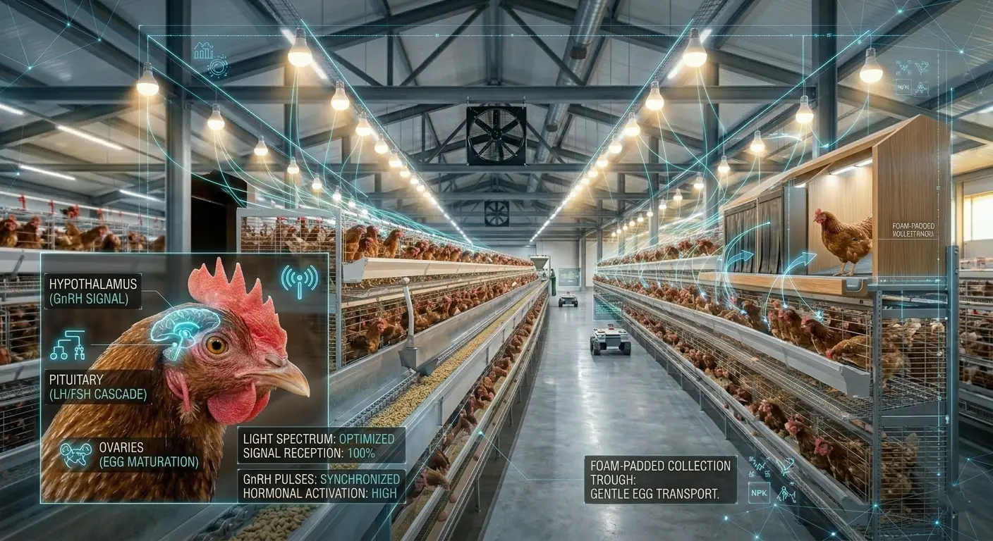 Layer Chicken: Lighting Automation and Photoperiod Management