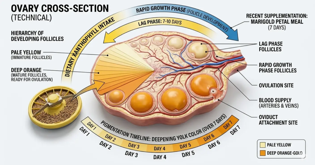 Natural Feed Additives for Deep Yellow Yolk Pigmentation