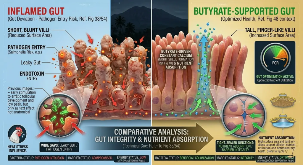 Layer Chicken: Organic Acid Supplementation for Gut Health in Layers